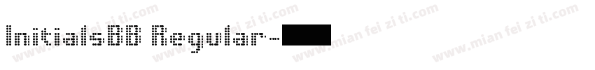 InitialsBB Regular字体转换